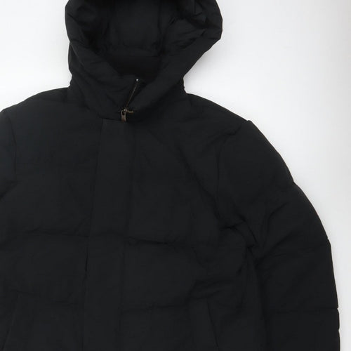 Marks & Spencer Women's Black UK 20 Hooded Puffer Jacket