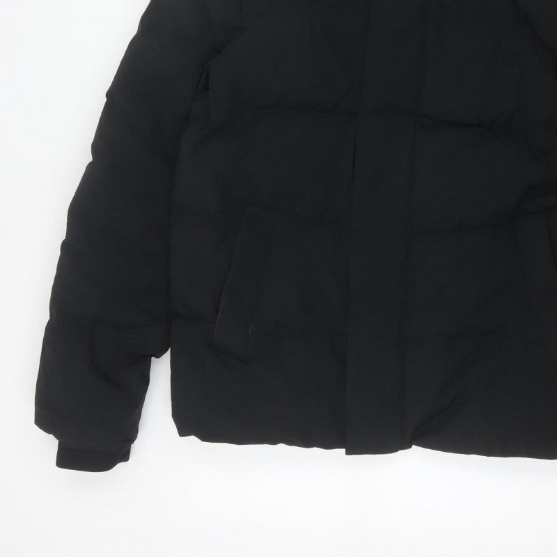 Marks & Spencer Women's Black UK 20 Hooded Puffer Jacket