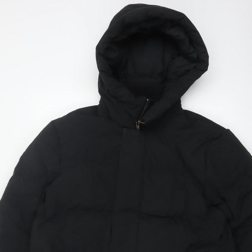 Marks & Spencer Women's Black UK 20 Hooded Puffer Jacket