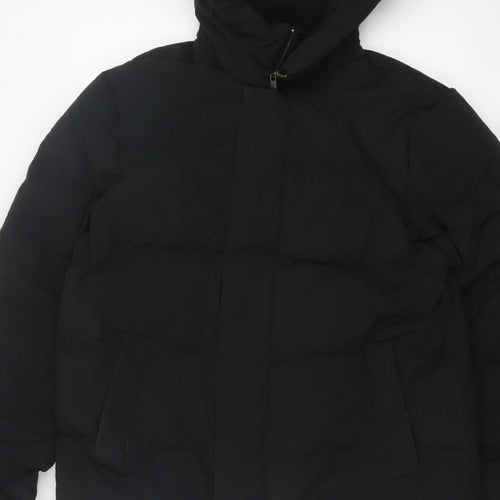 Marks & Spencer Women's Black UK 20 Hooded Puffer Jacket