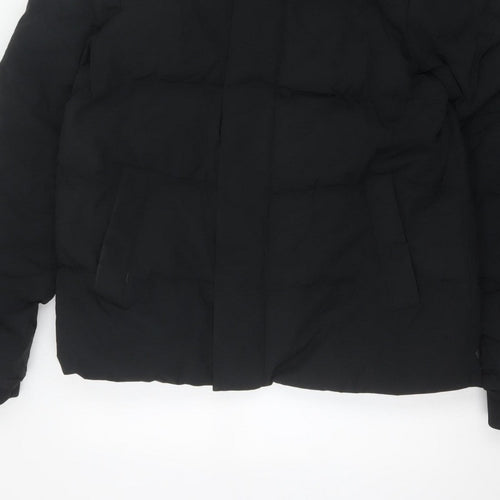 Marks & Spencer Women's Black UK 20 Hooded Puffer Jacket