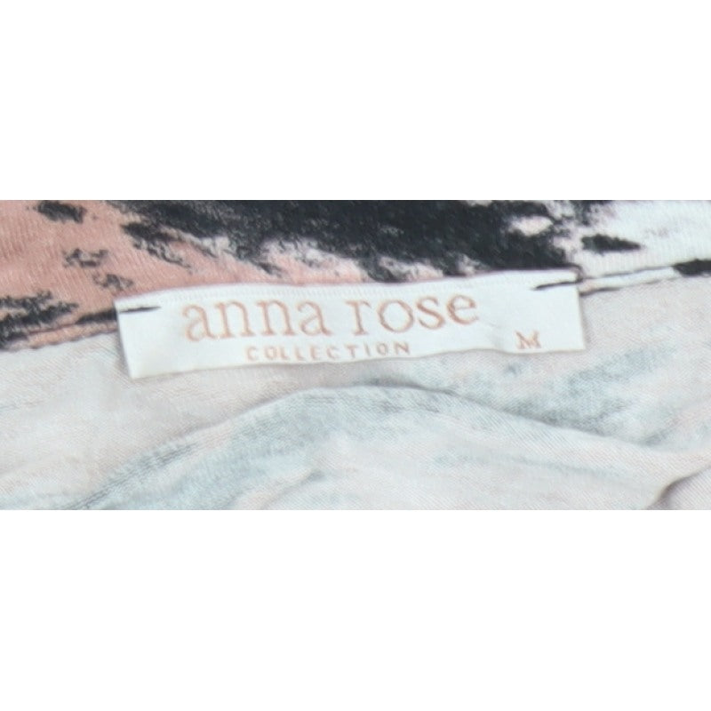 Additional view of Anna Rose Women’s Multicoloured M Abstract Print Collared Button-Up Blouse