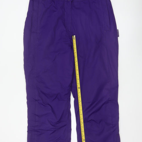 Mountain Warehouse Women’s Purple UK 16 Moon Ski Snow Pants