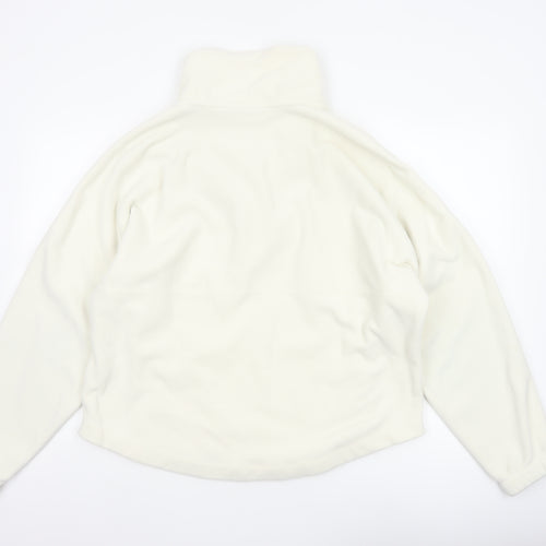 Nike Women’s Ivory S Therma-FIT 1/4 Zip Fleece Sweatshirt Pockets