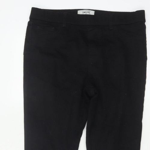 New Look Women Black UK 14 Emilee Skinny Stretch Jeggings Pockets