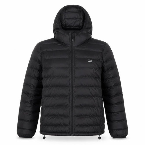 Levi's Women’s Black S Hooded Quilted Puffer Jacket Full Zip
