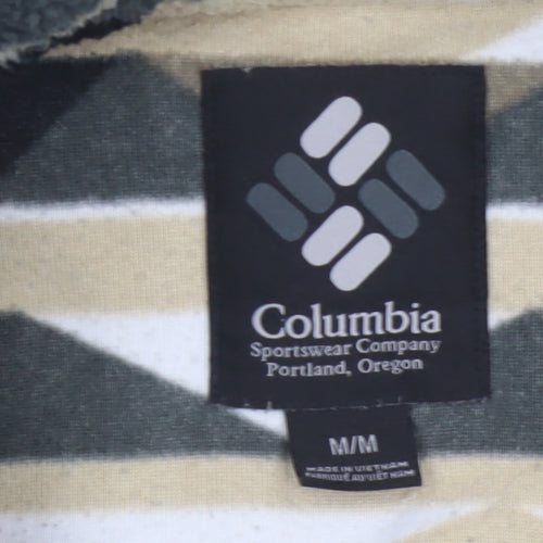 Columbia Men's Multicoloured M Geometric Fleece Pullover Sweatshirt
