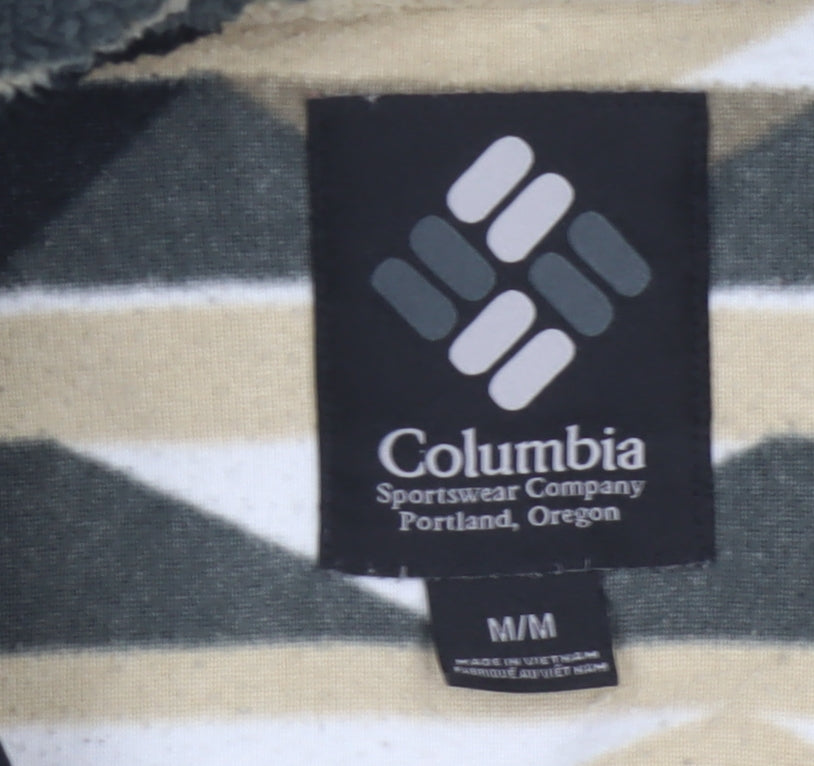 Columbia Men's Multicoloured M Geometric Fleece Pullover Sweatshirt