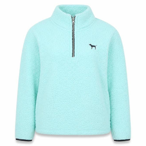 Victoria's Secret PINK Women Blue UK 10 1/4 Zip Fleece Sweatshirt