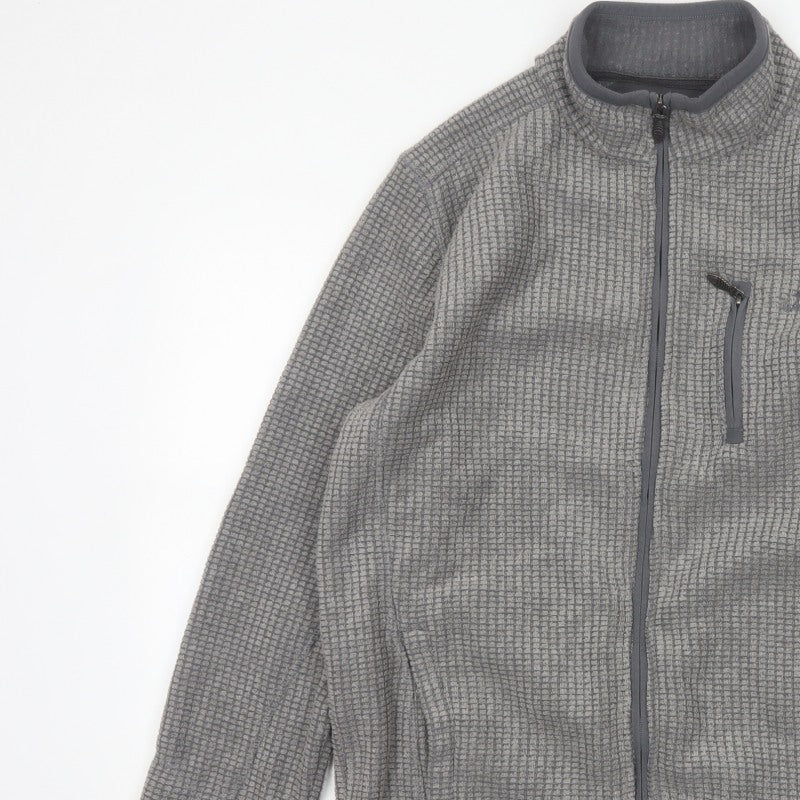 Weird Fish Men’s Grey M Fleece Full Zip Outdoor Jacket