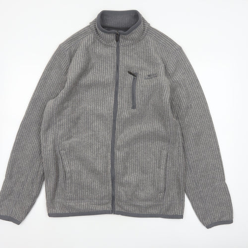Weird Fish Men’s Grey M Fleece Full Zip Outdoor Jacket