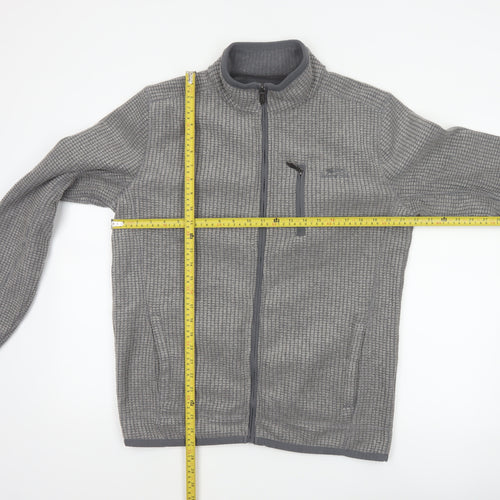 Weird Fish Men’s Grey M Fleece Full Zip Outdoor Jacket
