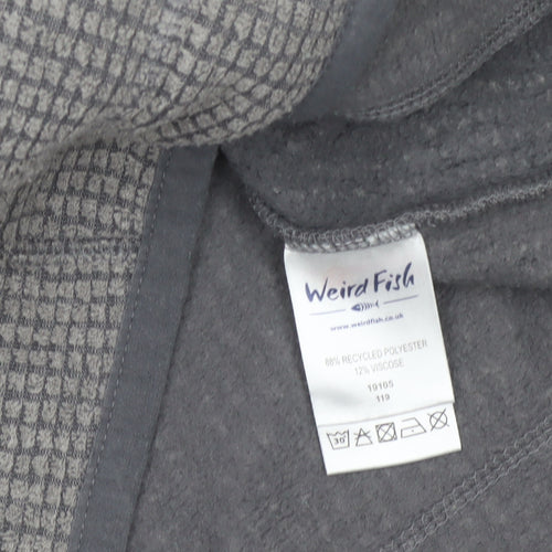 Weird Fish Men’s Grey M Fleece Full Zip Outdoor Jacket