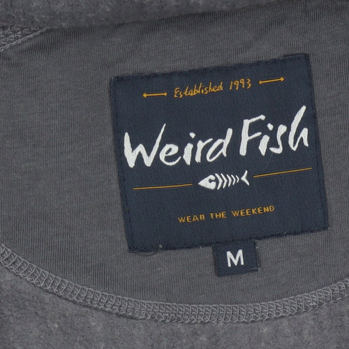 Weird Fish Men’s Grey M Fleece Full Zip Outdoor Jacket