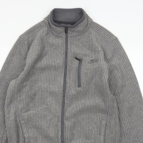 Weird Fish Men’s Grey M Fleece Full Zip Outdoor Jacket
