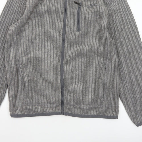 Weird Fish Men’s Grey M Fleece Full Zip Outdoor Jacket