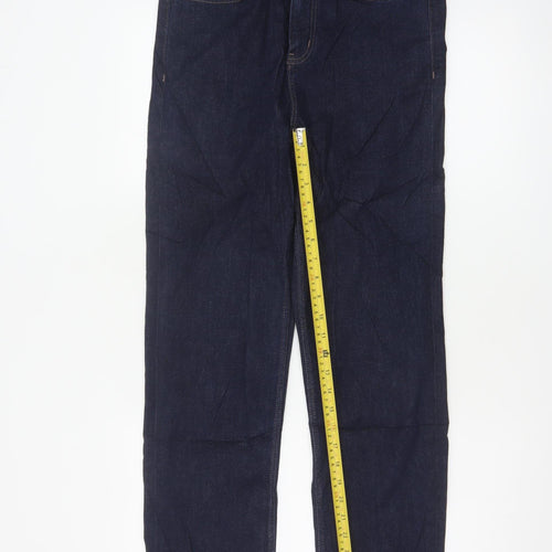 Marks and Spencer Women’s Blue UK 12 Regular Straight Stretch Jeans