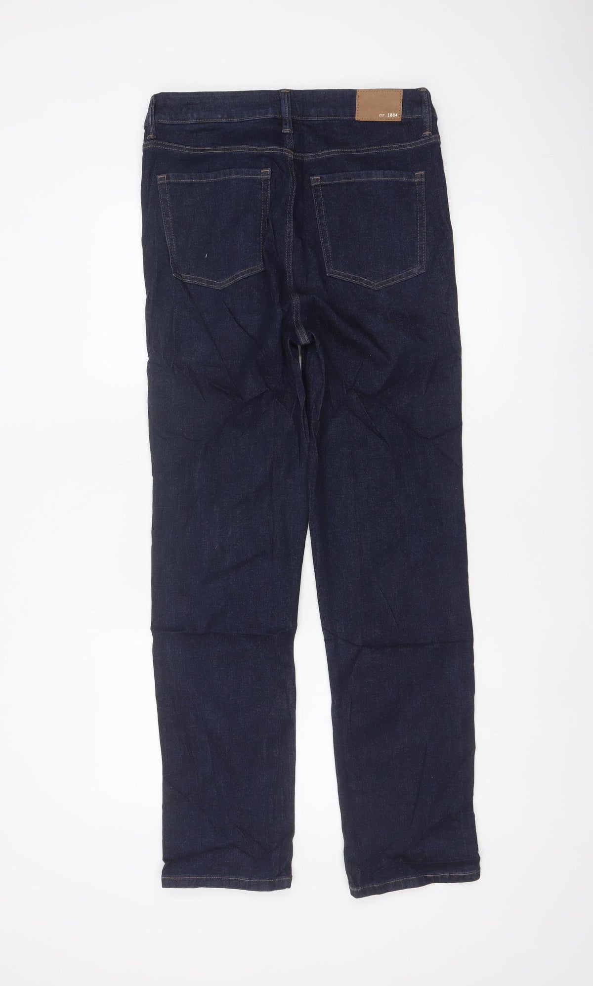 Marks and Spencer Women’s Blue UK 12 Regular Straight Stretch Jeans