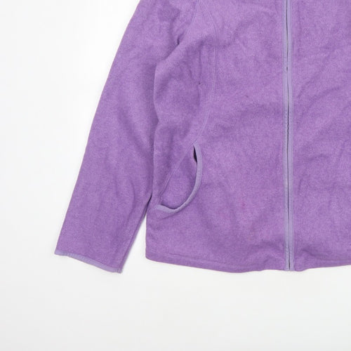 Maine New England Women’s Purple Size 16 Fleece Full Zip Jacket
