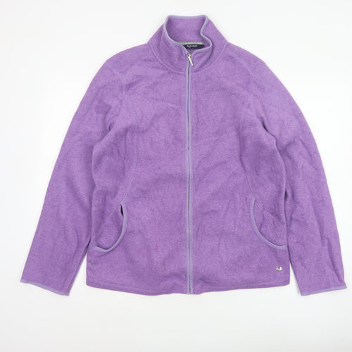 Maine New England Women’s Purple Size 16 Fleece Full Zip Jacket