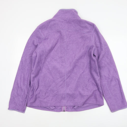 Maine New England Women’s Purple Size 16 Fleece Full Zip Jacket