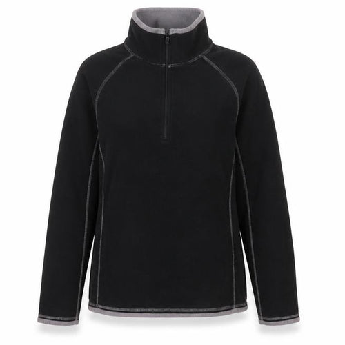 Mountain Warehouse Women’s Black Fleece 1/2 Zip Pullover UK 14