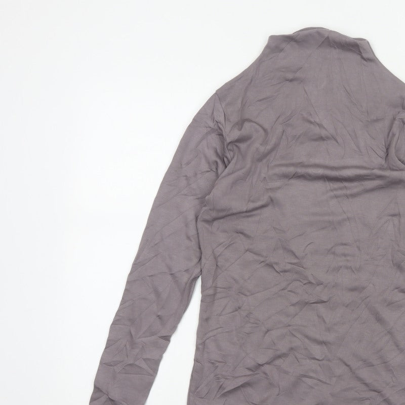 Heatgen Women’s Grey Size 14 Thermal High Neck Long Sleeve Stretch Top