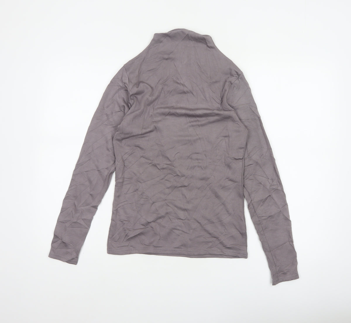 Heatgen Women’s Grey Size 14 Thermal High Neck Long Sleeve Stretch Top
