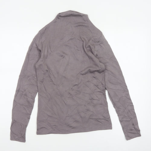 Heatgen Women’s Grey Size 14 Thermal High Neck Long Sleeve Stretch Top