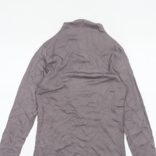 Heatgen Women’s Grey Size 14 Thermal High Neck Long Sleeve Stretch Top