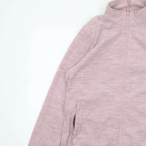 Mountain Warehouse Women Pink UK 14 Fleece Full Zip Outdoor Jacket