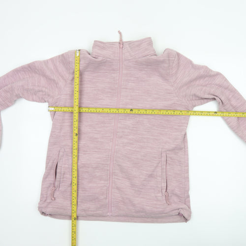 Mountain Warehouse Women Pink UK 14 Fleece Full Zip Outdoor Jacket
