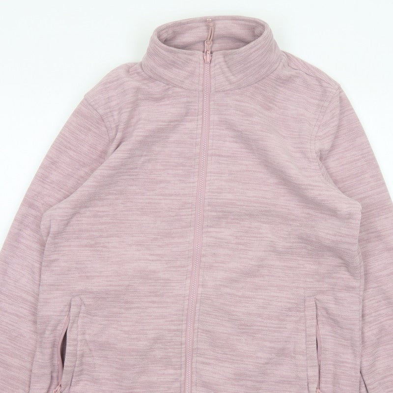 Mountain Warehouse Women Pink UK 14 Fleece Full Zip Outdoor Jacket