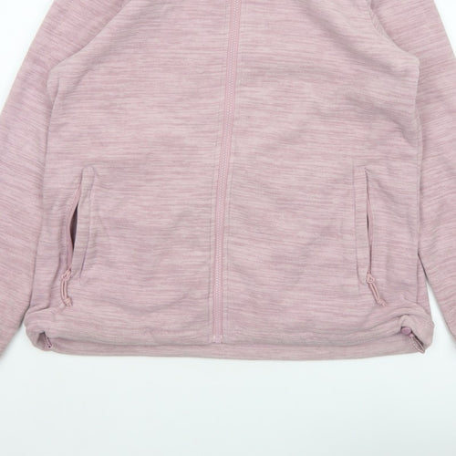 Mountain Warehouse Women Pink UK 14 Fleece Full Zip Outdoor Jacket