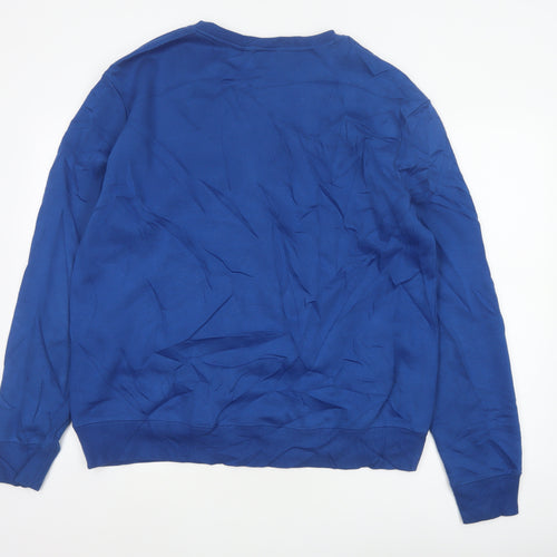 Peacocks Men’s Blue XL Rockin Robin Christmas Graphic Sweatshirt