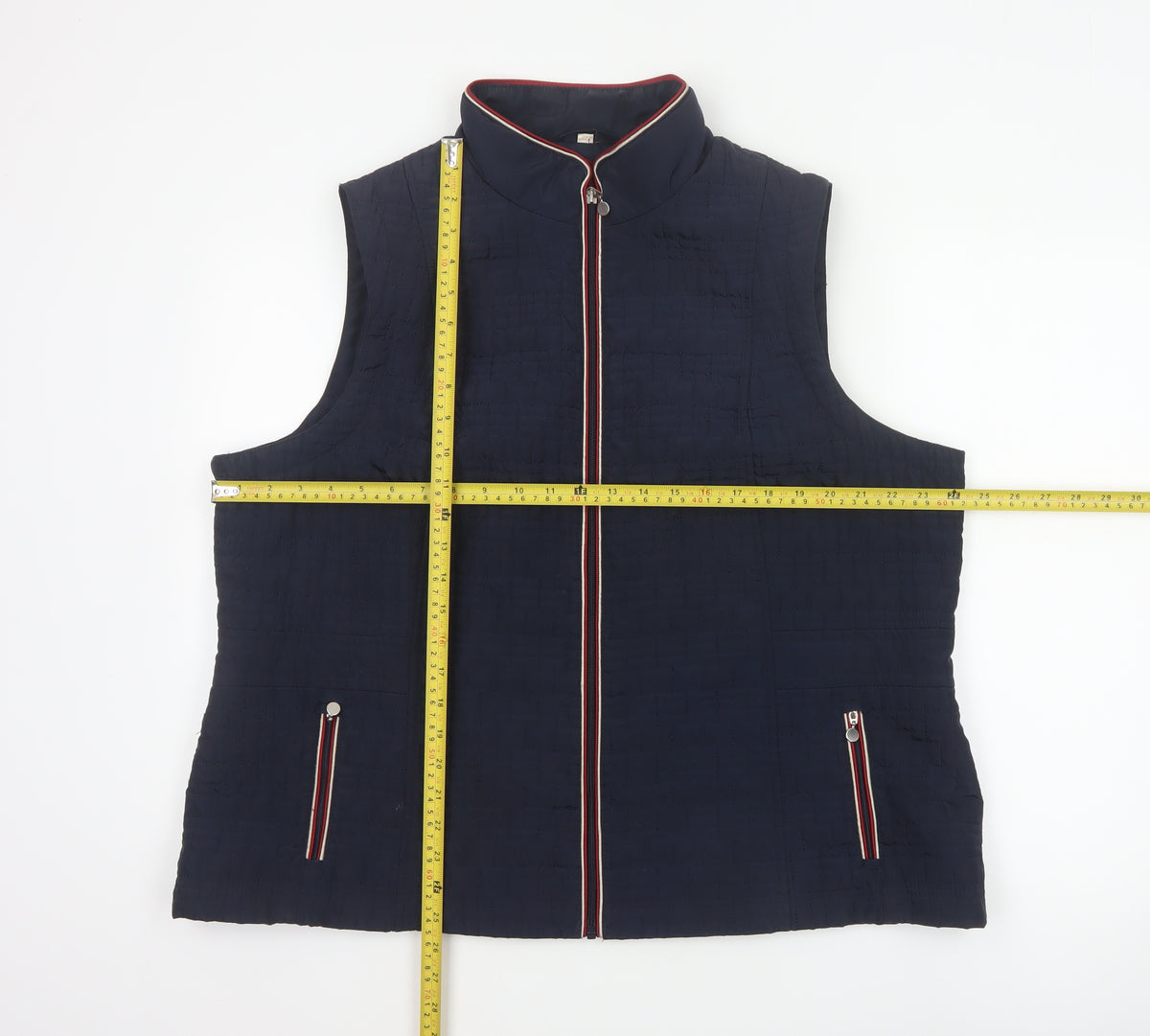 Anna Rose Women’s Blue Size 22 Padded Zip Bodywarmer Waistcoat