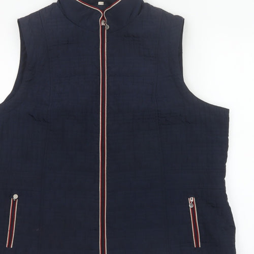 Anna Rose Women’s Blue Size 22 Padded Zip Bodywarmer Waistcoat