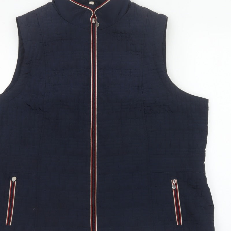 Anna Rose Women’s Blue Size 22 Padded Zip Bodywarmer Waistcoat