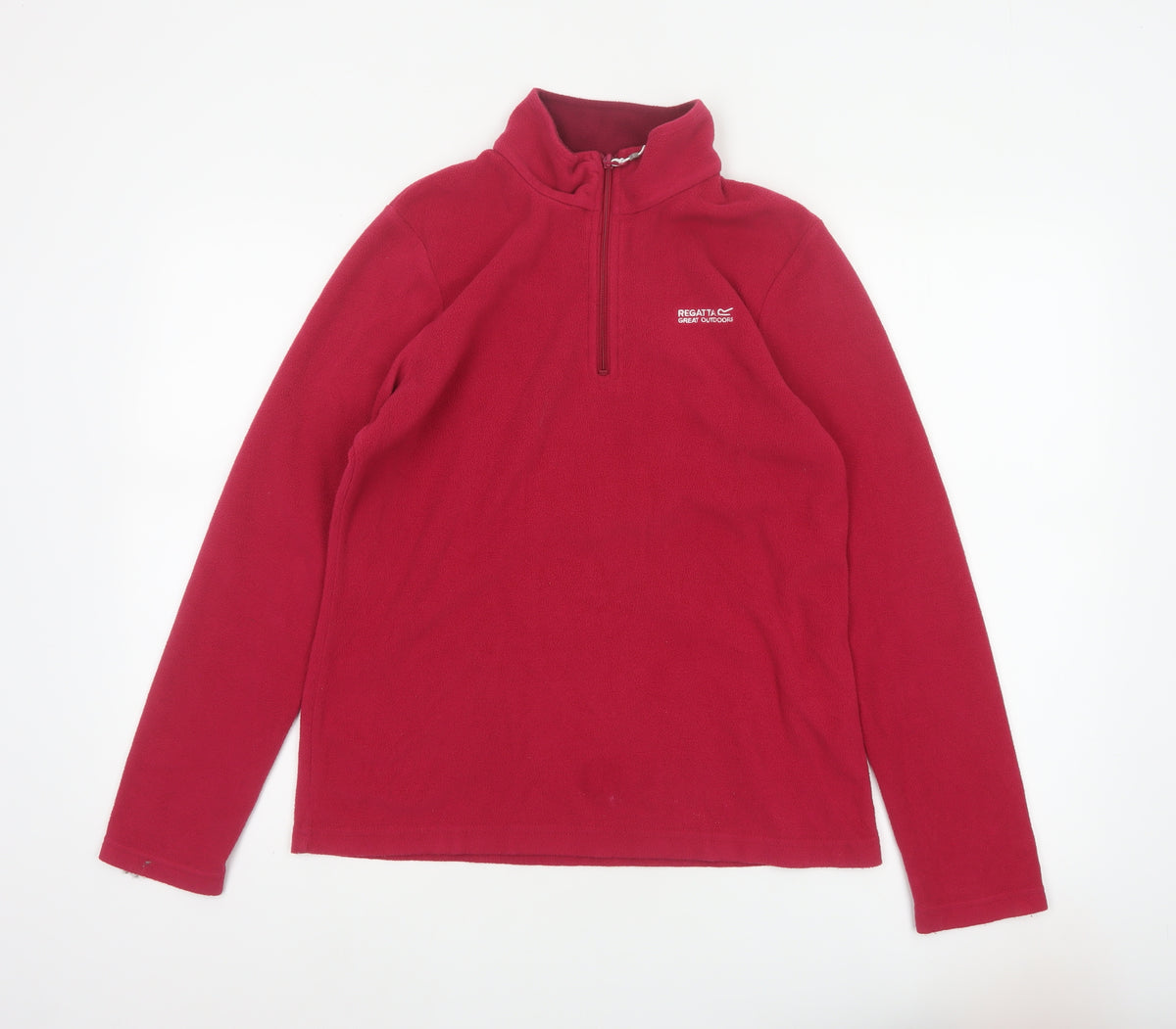 Regatta Women’s Red UK 10 1/4 Zip Fleece Pullover Sweatshirt