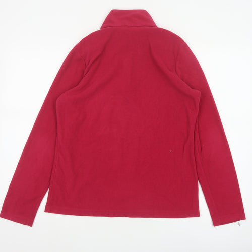 Regatta Women’s Red UK 10 1/4 Zip Fleece Pullover Sweatshirt