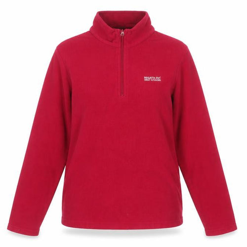 Regatta Women’s Red UK 10 1/4 Zip Fleece Pullover Sweatshirt