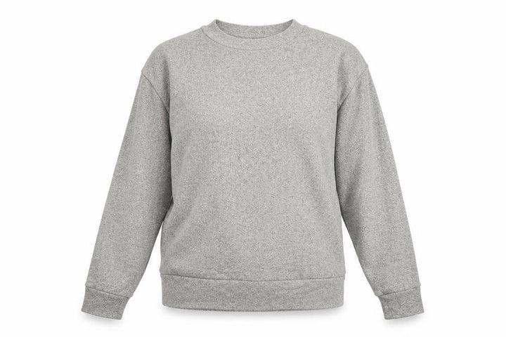 Uniqlo Women Grey M Pullover Crew Neck Long Sleeve Sweatshirt