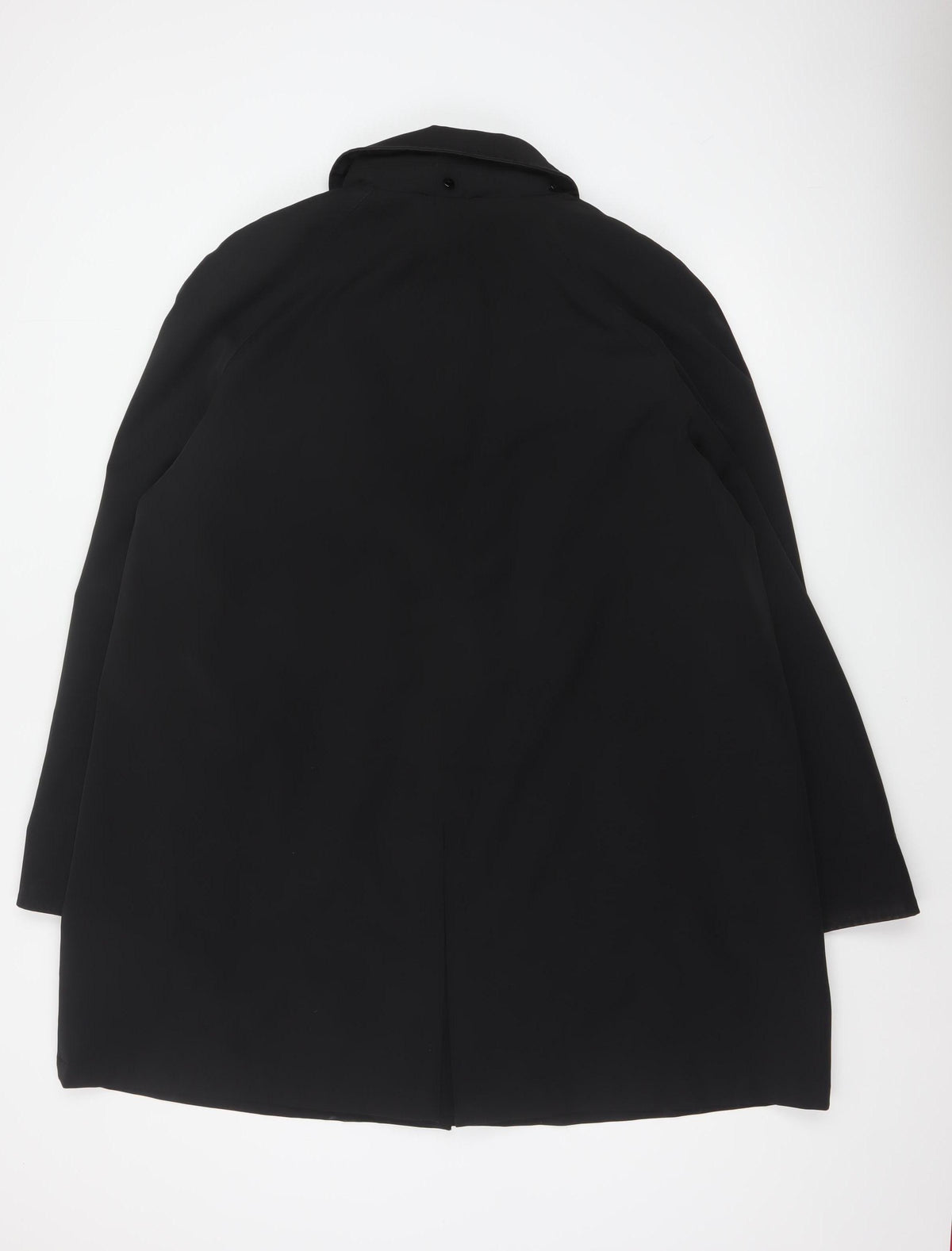 Bhs Women’s Black Size 20 Hooded Mid-Length Overcoat