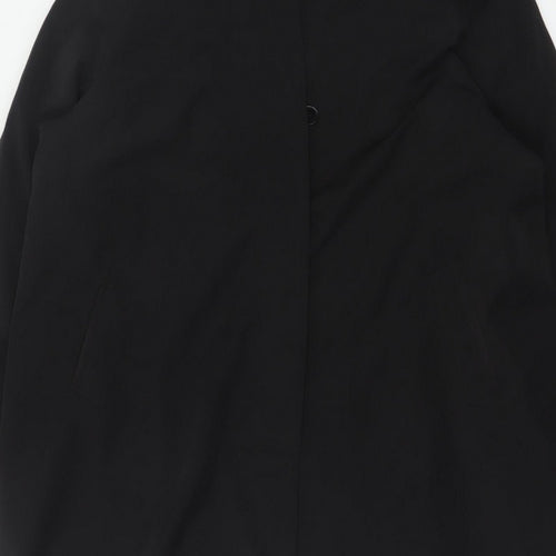 Bhs Women’s Black Size 20 Hooded Mid-Length Overcoat