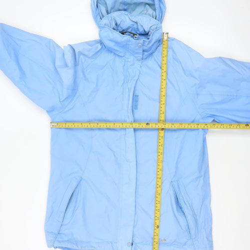 Regatta Women Blue Size 10 Isolite Waterproof Hooded Rain Jacket