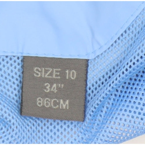Regatta Women Blue Size 10 Isolite Waterproof Hooded Rain Jacket