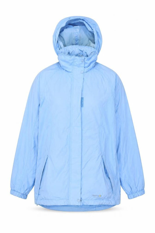 Regatta Women Blue Size 10 Isolite Waterproof Hooded Rain Jacket