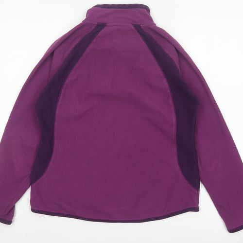 Peter Storm Women’s Purple Size 14 1/4 Zip Fleece Pullover Sweatshirt
