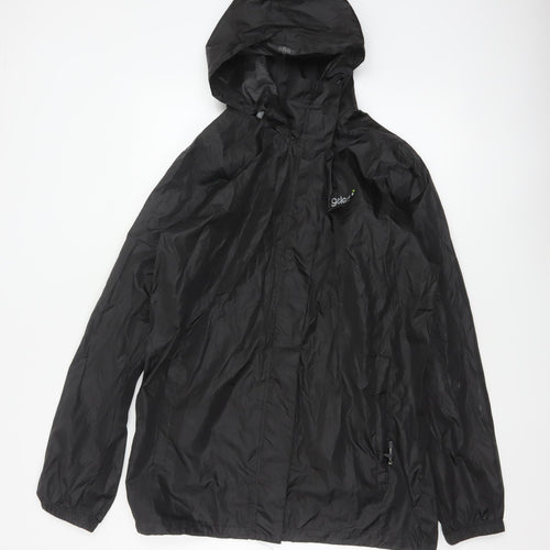 Gelert Men's Black M Packaway Waterproof Hooded Rain Jacket