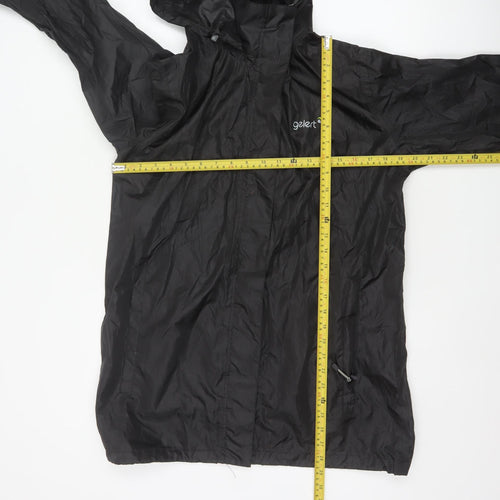 Gelert Men's Black M Packaway Waterproof Hooded Rain Jacket